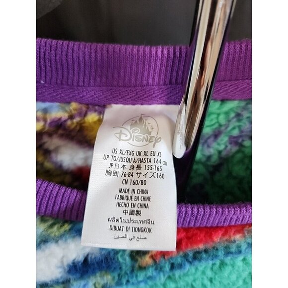 Disney Parks Donald Duck Sherpa Fleece Pullover Sweater, Long‎ Sleeve, Size Xl - Picture 3 of 7